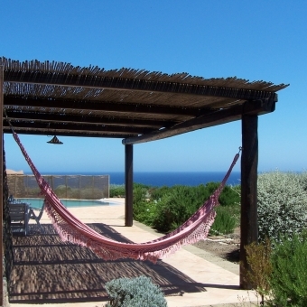 Covered veranda of our Dammusi
