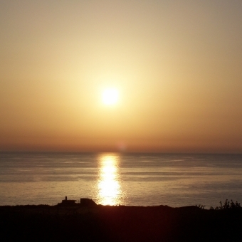 Summer sunrise on Pantelleria