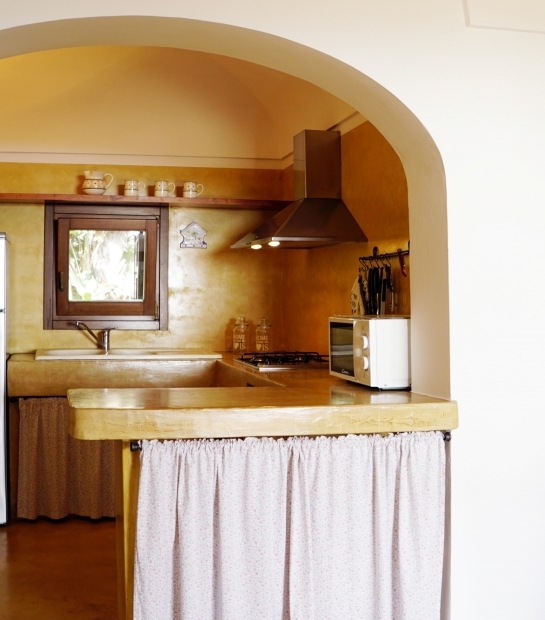 Cucina in alcova dei nostri Dammusi